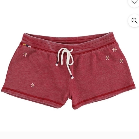 PJ Salvage Vintage Feels Embroidered Flower Lounge/PJ Shorts. NWT - Picture 1 of 11